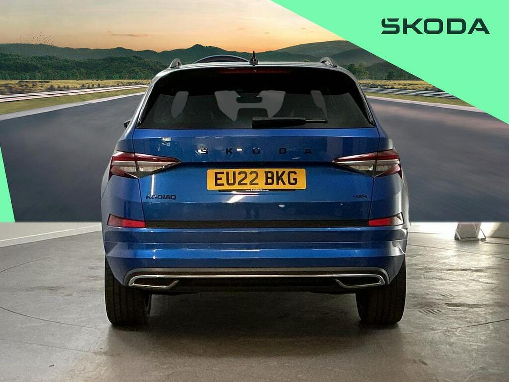 Skoda Kodiaq 2.0 Tdi Sportline Suv Dsg 4Wd Euro 6 S EU22BKG Blue #4