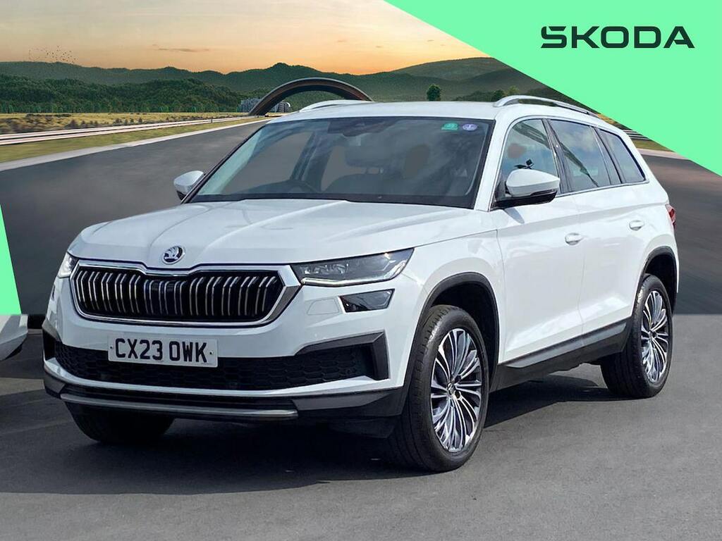 Skoda Kodiaq 1.5 Tsi Act Se L Executive Suv Dsg Euro CX23OWK White #5