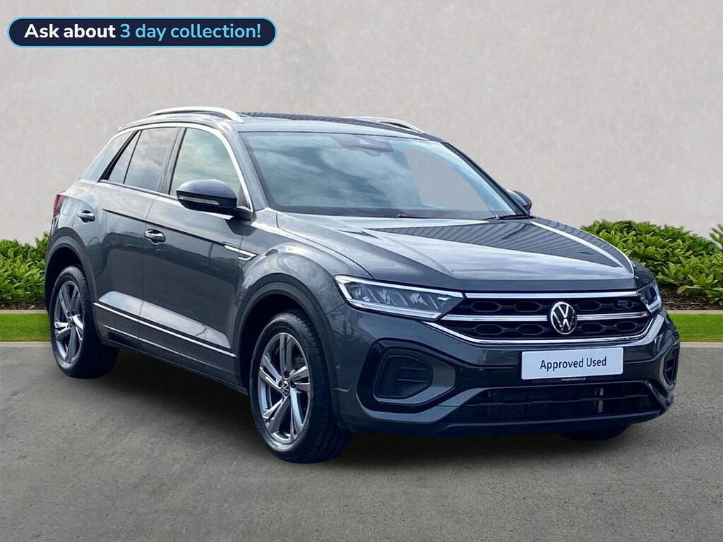 Volkswagen T-Roc 1.5 Tsi R-line Suv Dsg Euro 6 Ss 15 Grey