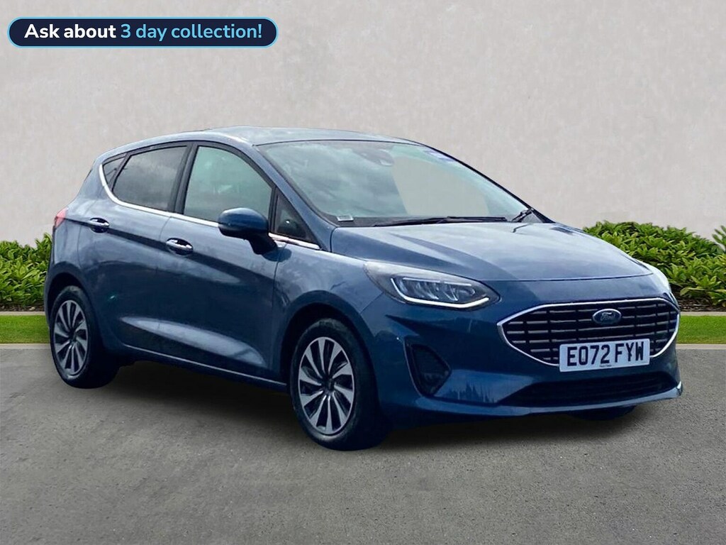 Ford Fiesta 1.0T Ecoboost Mhev Titanium Hatchback H Blue