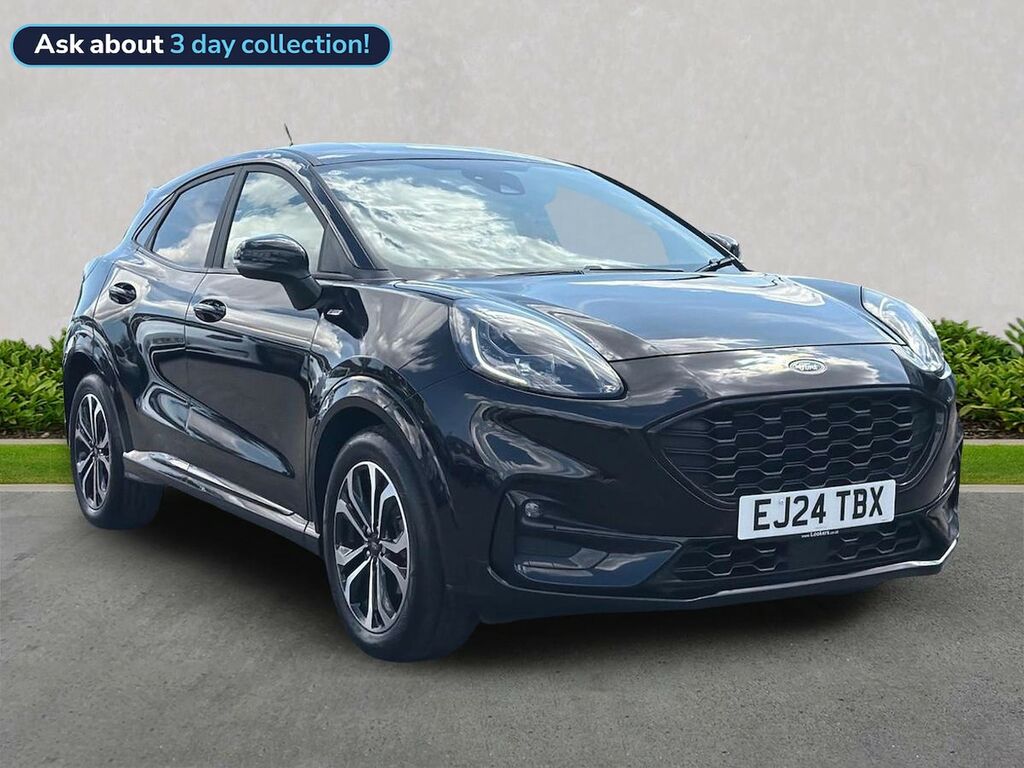 Ford Puma 1.0T Ecoboost Mhev St-line Suv Hybrid D Black
