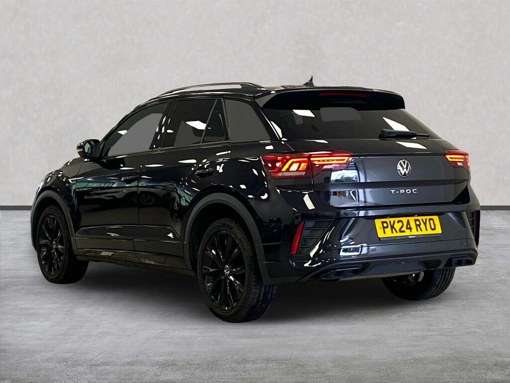 Volkswagen T-Roc 1.5 Tsi R-line Suv Dsg Euro 6 Ss 15 PK24RYO Black #2