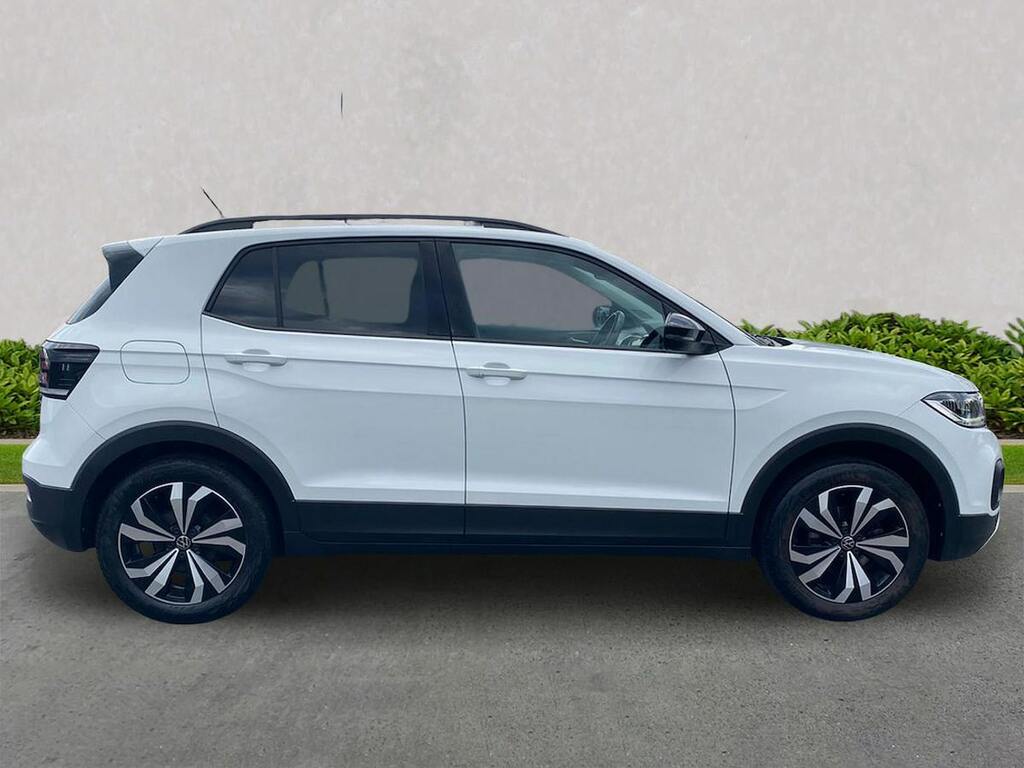 Volkswagen T-Cross 1.0 Tsi Black Edition Suv Euro 6 NC23GOX White #3