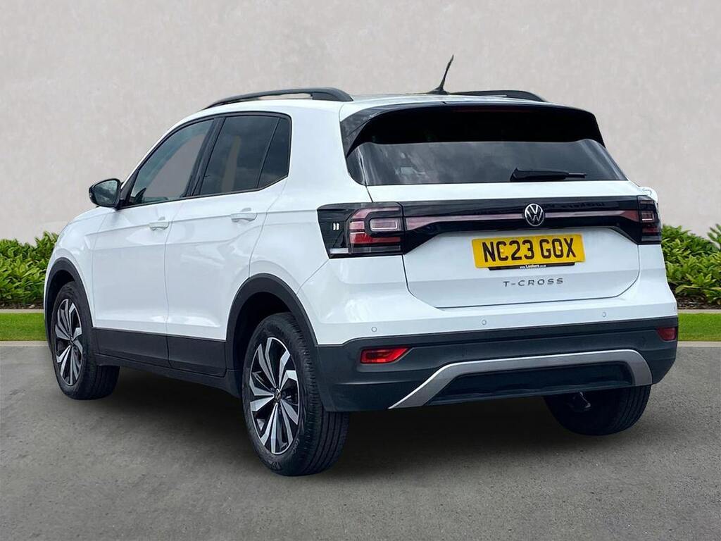 Volkswagen T-Cross 1.0 Tsi Black Edition Suv Euro 6 NC23GOX White #2