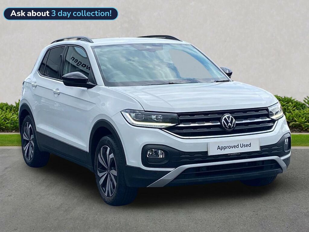 Volkswagen T-Cross 1.0 Tsi Black Edition Suv Euro 6 NC23GOX White