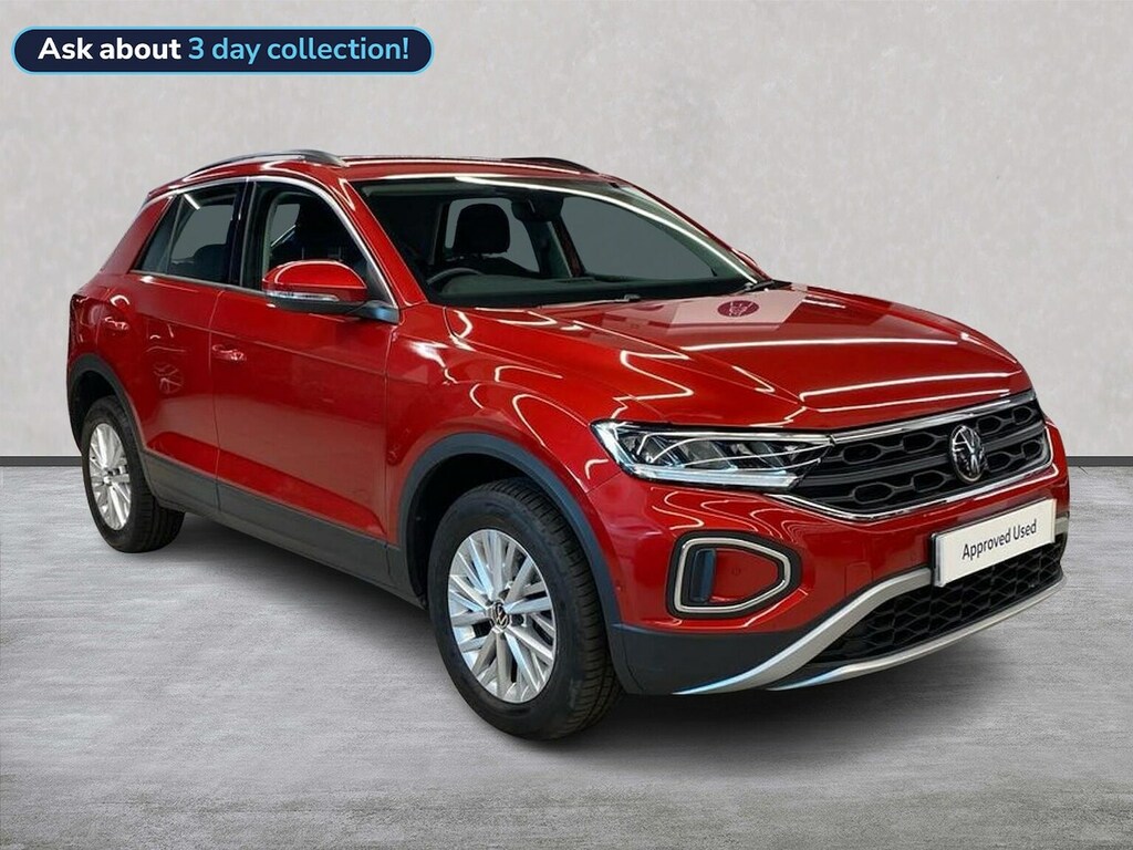 Volkswagen T-Roc 1.5 Tsi Life Suv Dsg Euro 6 Ss 150 Red