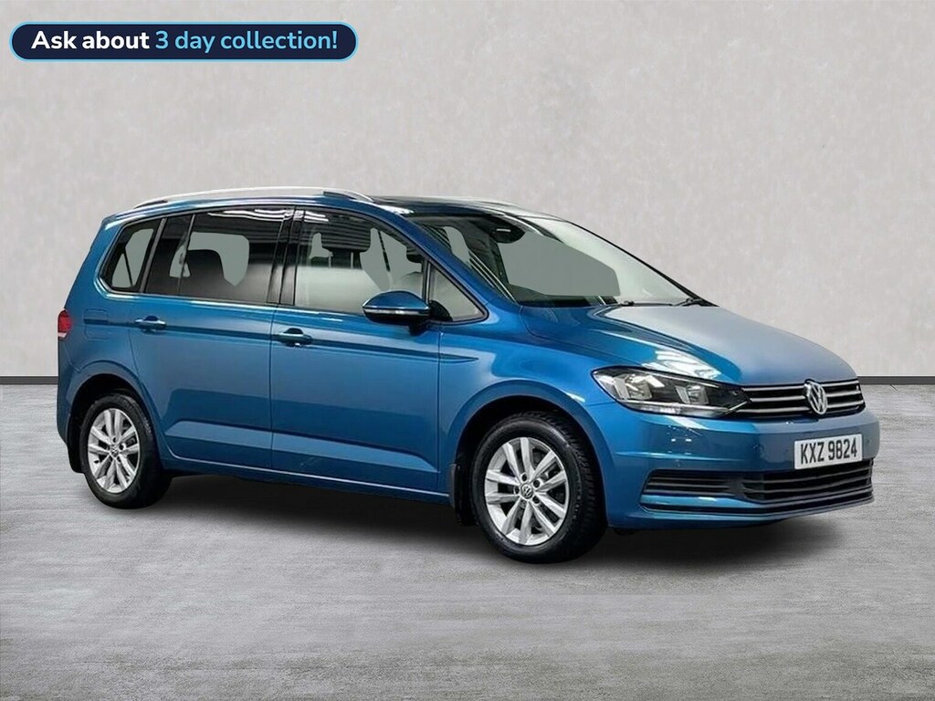 Volkswagen Touran 1.6 Tdi Se Family Mpv Euro 6 S KXZ9824 Blue