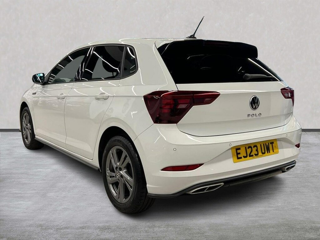 Volkswagen Polo 1.0 Tsi R-line Hatchback Dsg Euro 6 S White #2