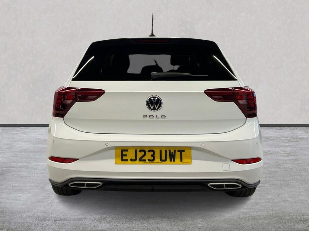Volkswagen Polo 1.0 Tsi R-line Hatchback Dsg Euro 6 S White #4