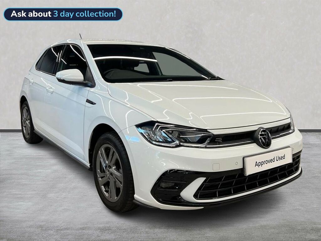 Volkswagen Polo 1.0 Tsi R-line Hatchback Dsg Euro 6 S White