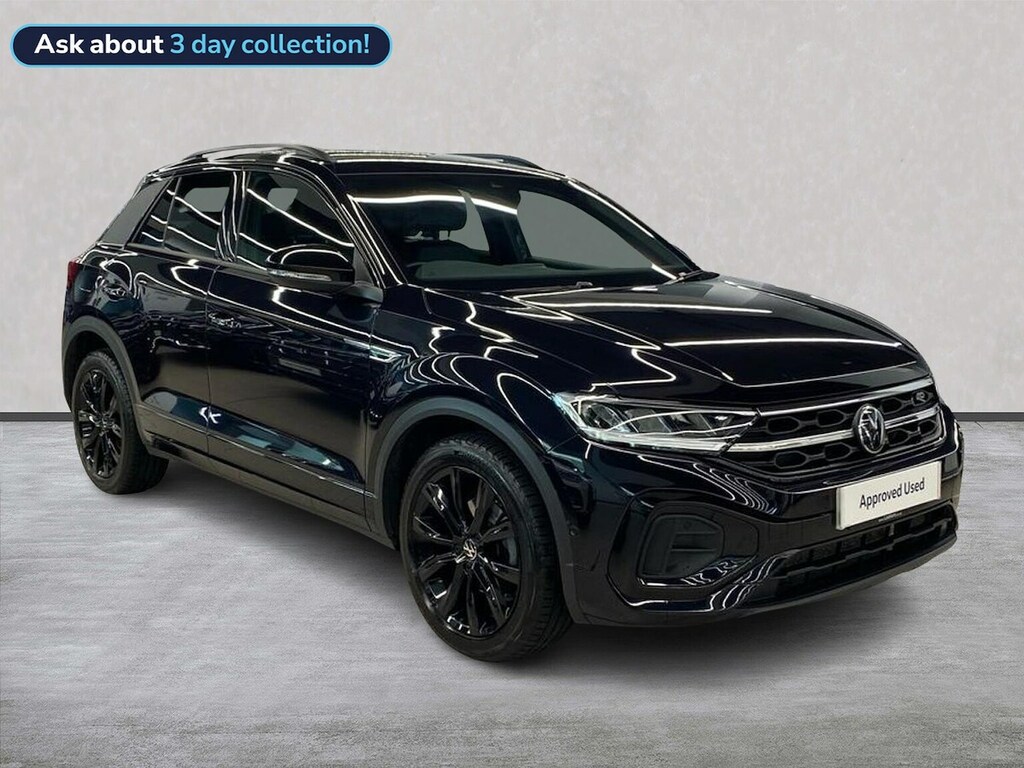 Volkswagen T-Roc 1.5 Tsi R-line Suv Dsg Euro 6 Ss 15 Black
