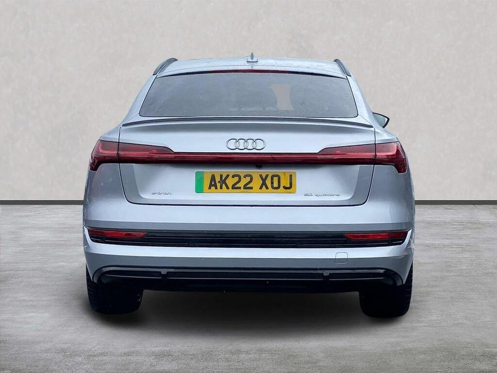Audi E-tron 50 Black Edition Sportback Quatt Silver #4