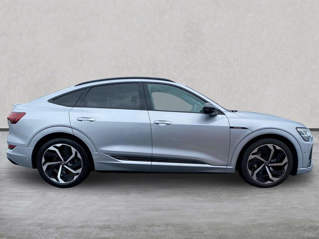 Audi E-tron 50 Black Edition Sportback Quatt Silver #3