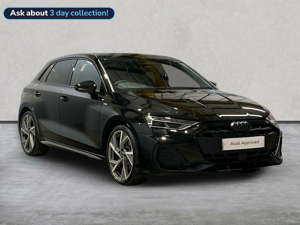 Audi A3 1.5 Tfsi Black Edition Sportback S Tron Black