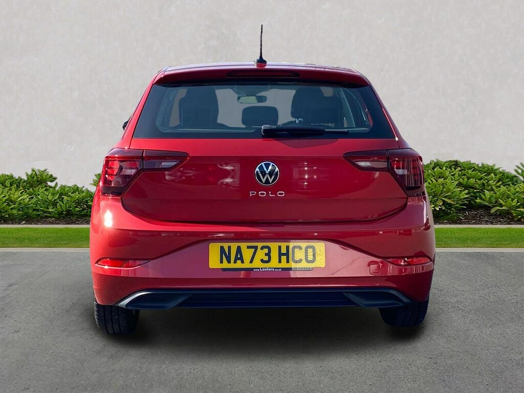 Volkswagen Polo 1.0 Tsi Life Hatchback Dsg Euro 6 Ss Red #4