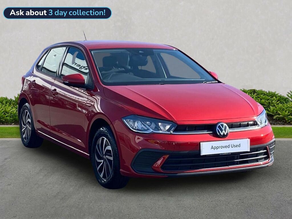 Volkswagen Polo 1.0 Tsi Life Hatchback Dsg Euro 6 Ss Red