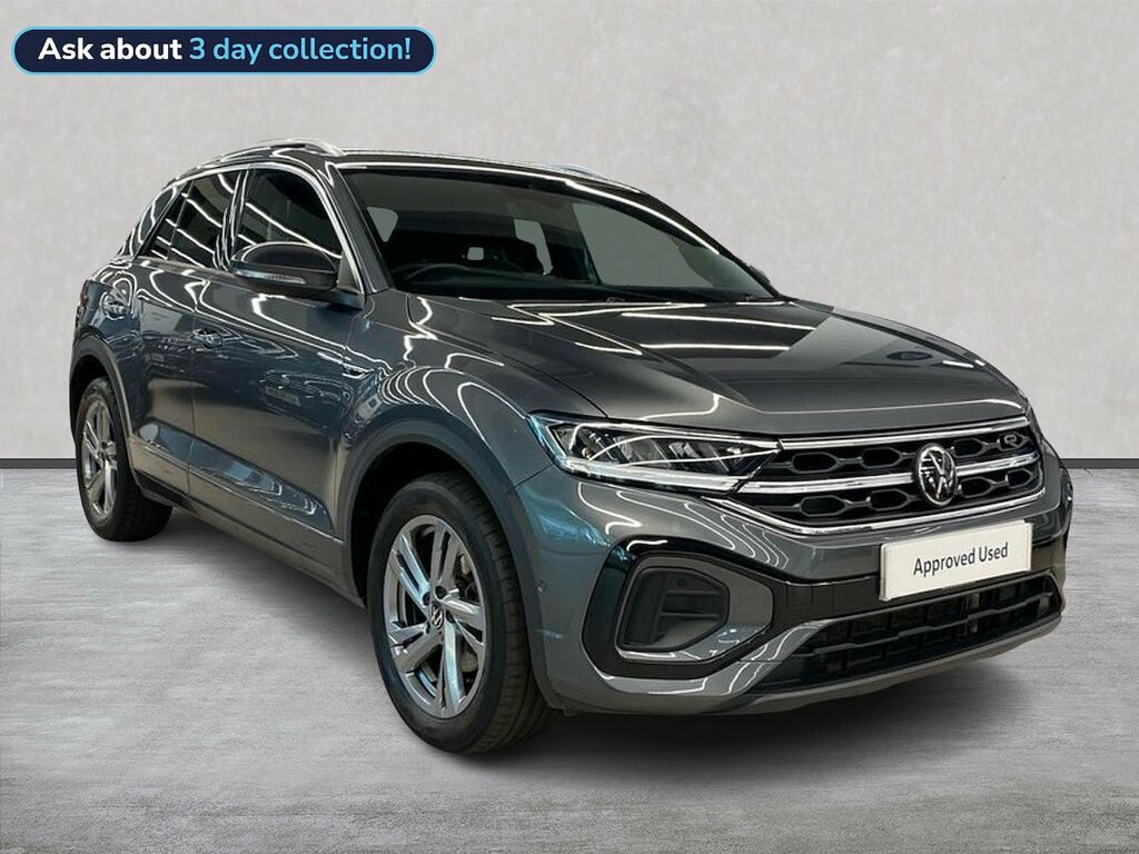 Volkswagen T-Roc 1.5 Tsi R-line Suv Dsg Euro 6 Ss 15 Grey