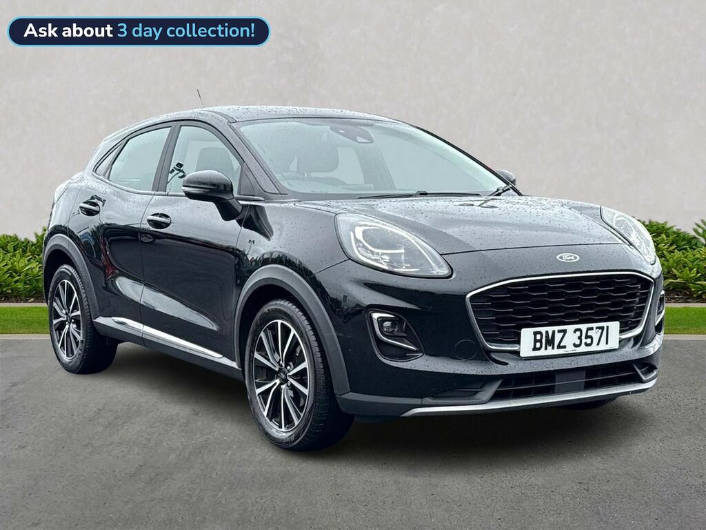 Ford Puma 1.0T Ecoboost Mhev Titanium Suv Hybrid Black