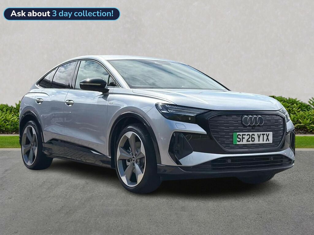Audi Q4 E Tron 210Kw 45 82Kwh Black Edition Silver