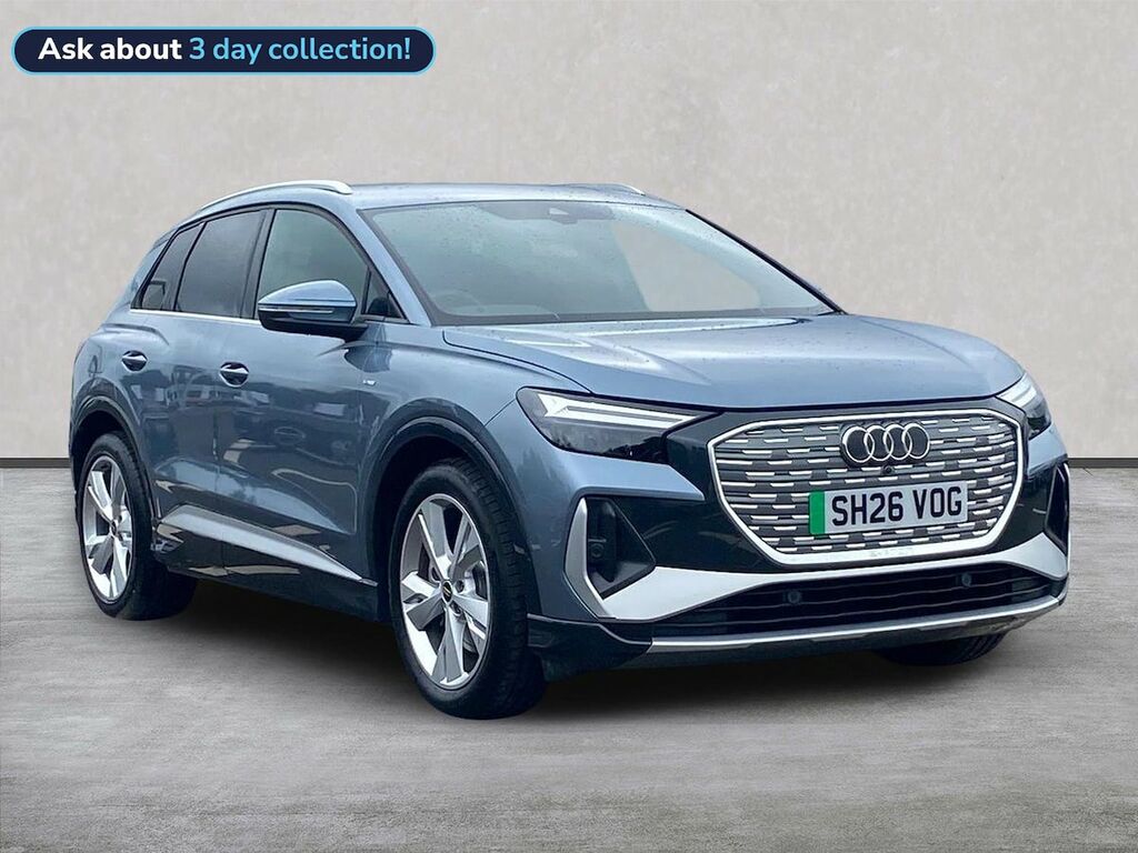 Audi Q4 E Tron 40 S Line Suv 63Kwh 204 Ps Blue