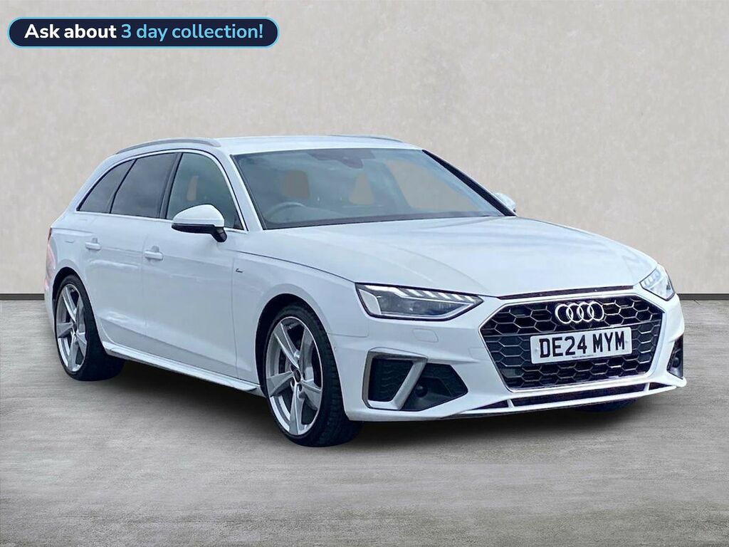 Audi A4 Avant 40 Tfsi 204 S Line S Tronic Tech Pack White