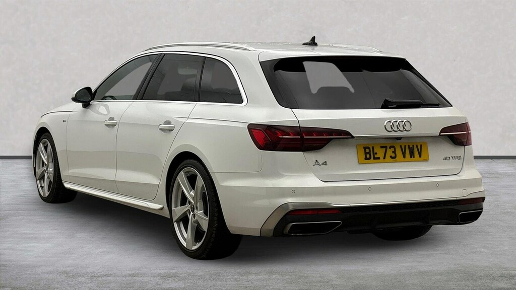 Audi A4 Avant 2.0 Tfsi 40 S Line Estate S Tronic Euro White #2
