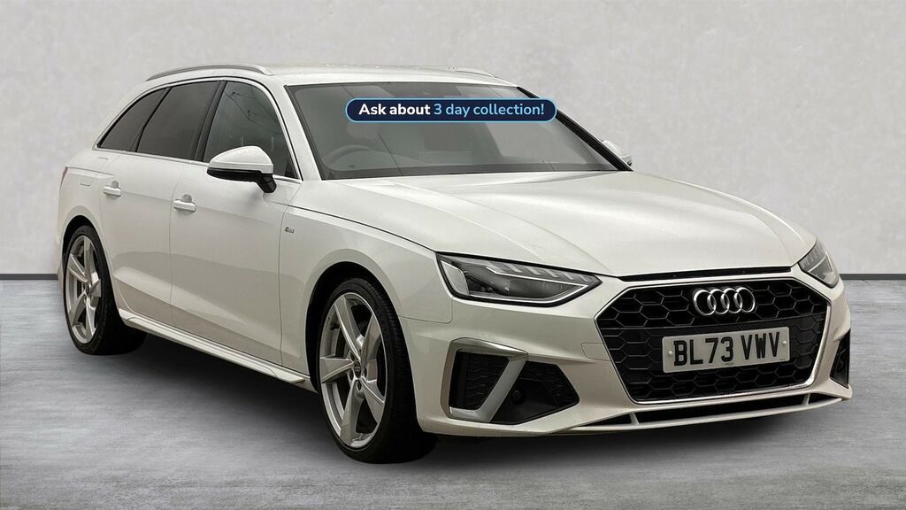 Audi A4 Avant 2.0 Tfsi 40 S Line Estate S Tronic Euro White