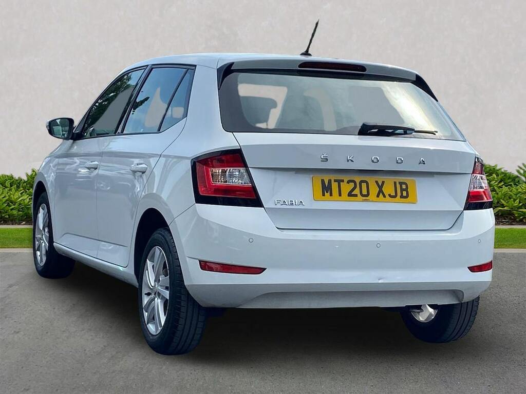 Skoda Fabia 1.0 Se Hatchback Euro 6 Ss 6 White #2