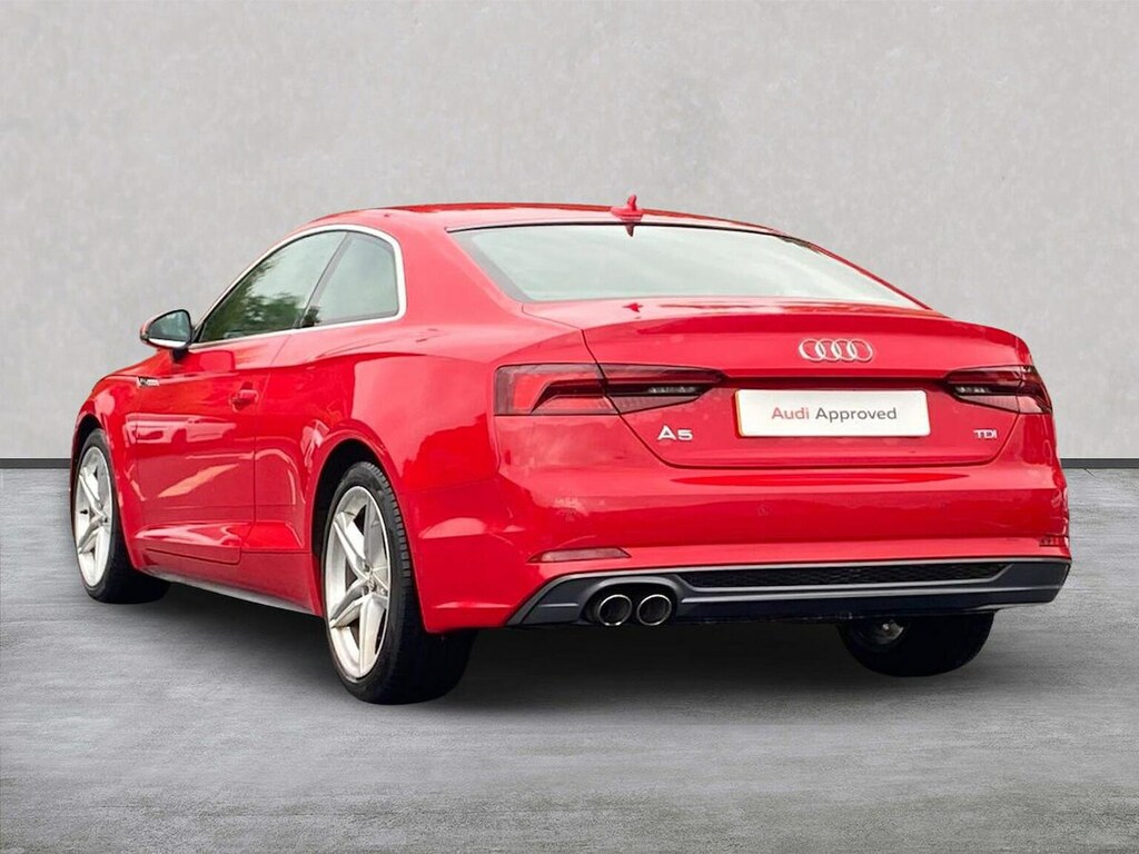 Audi A5 40 Tdi S Line S Tronic Red #2