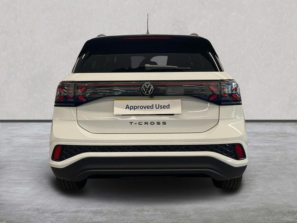 Volkswagen T-Cross 1.0 Tsi Black Edition Dsg White #4
