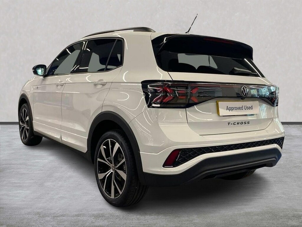 Volkswagen T-Cross 1.0 Tsi Black Edition Dsg White #2