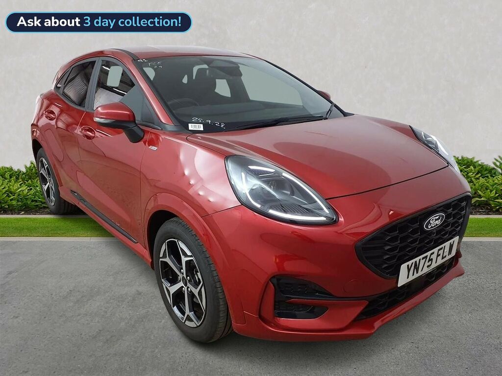 Ford Puma 1.0T Ecoboost Mhev St-line Suv Hybrid M Red