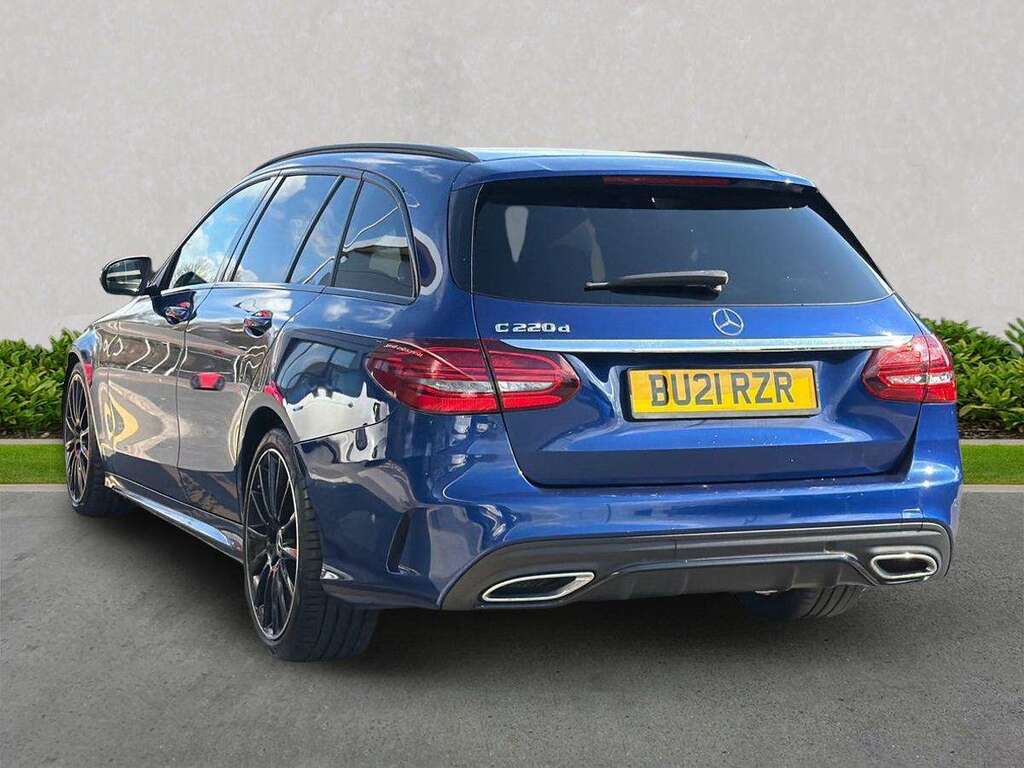 Mercedes-Benz C Class C220d Amg Line Edition Premium 9G-tronic Blue #2