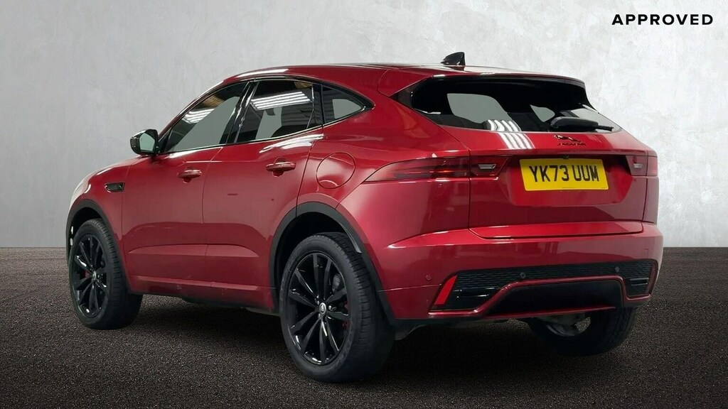 Jaguar E-Pace 1.5 P300e 11.5Kwh R-dynamic Hse Black Suv Petr YK73UUM Red #2