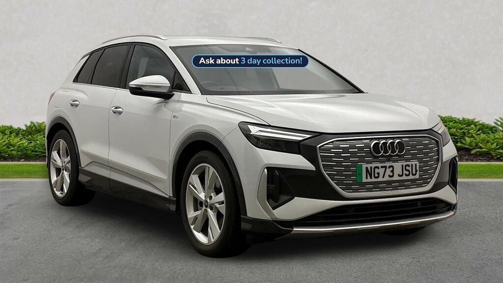 Audi Q4 E Tron 40 S Line Suv 82Kwh 204 Ps White