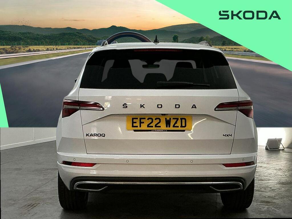 Skoda Karoq 2.0 Tsi Sportline Suv Dsg 4Wd Euro 6 S White #4