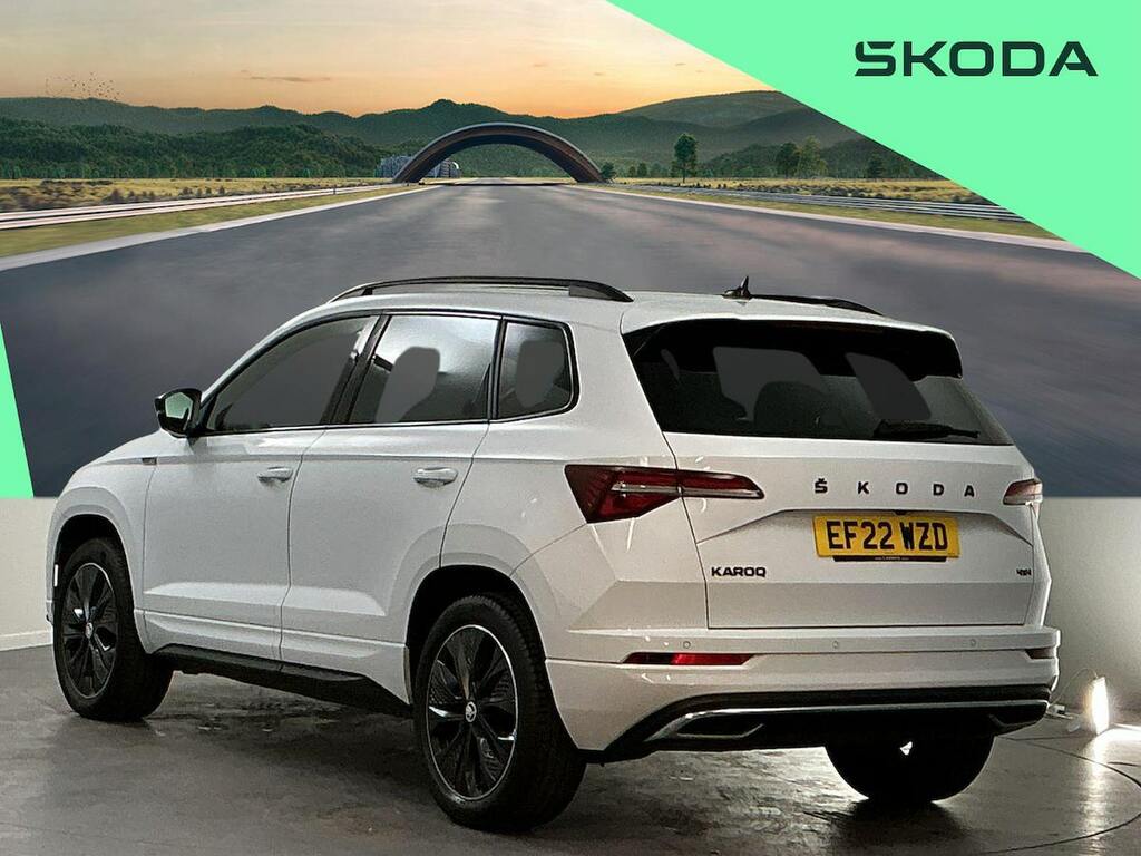 Skoda Karoq 2.0 Tsi Sportline Suv Dsg 4Wd Euro 6 S White #2