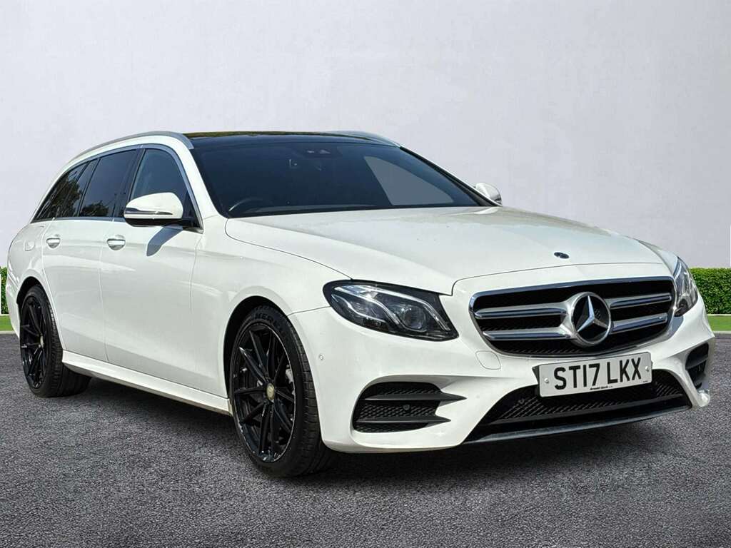 Mercedes-Benz E Class E220d Amg Line Premium Plus 9G-tronic White