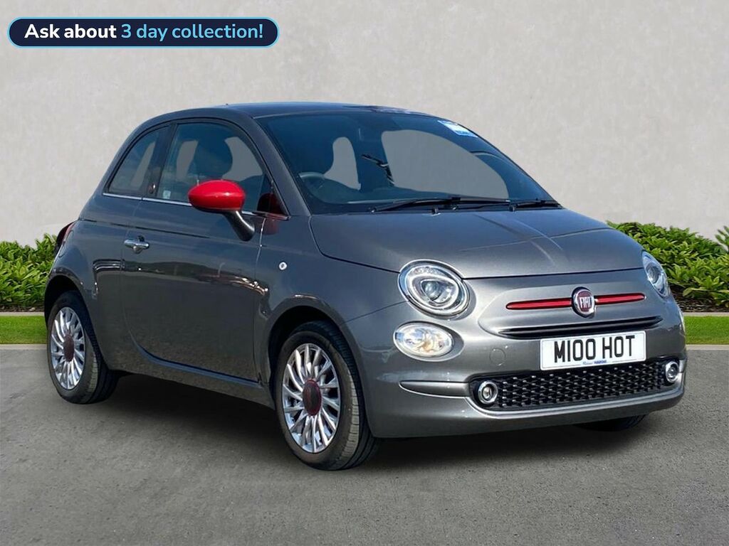 Fiat 500 1.0 Mhev Red Hatchback Euro 6 S Grey