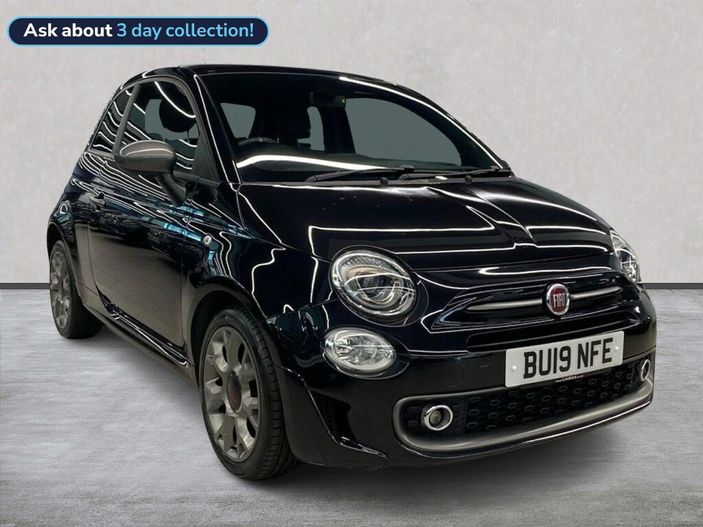 Fiat 500 1.2 S Hatchback Dualogic Euro 6 Ss Black