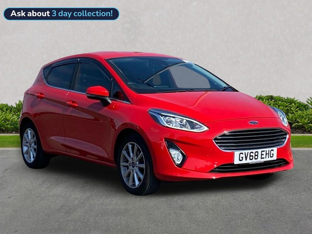 Ford Fiesta 1.0T Ecoboost Titanium Hatchback Red