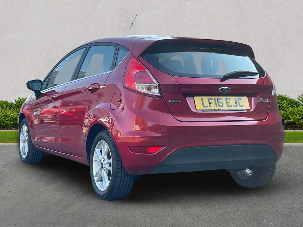 Ford Fiesta 1.0T Ecoboost Zetec Hatchback Powershif Red #2