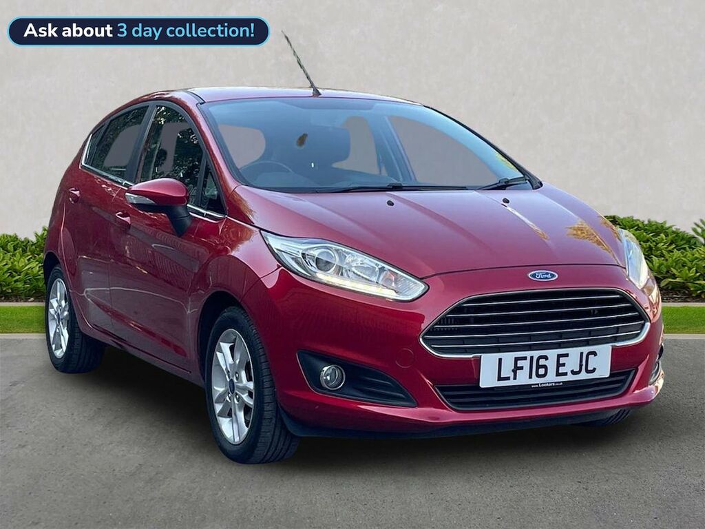 Ford Fiesta 1.0T Ecoboost Zetec Hatchback Powershif Red