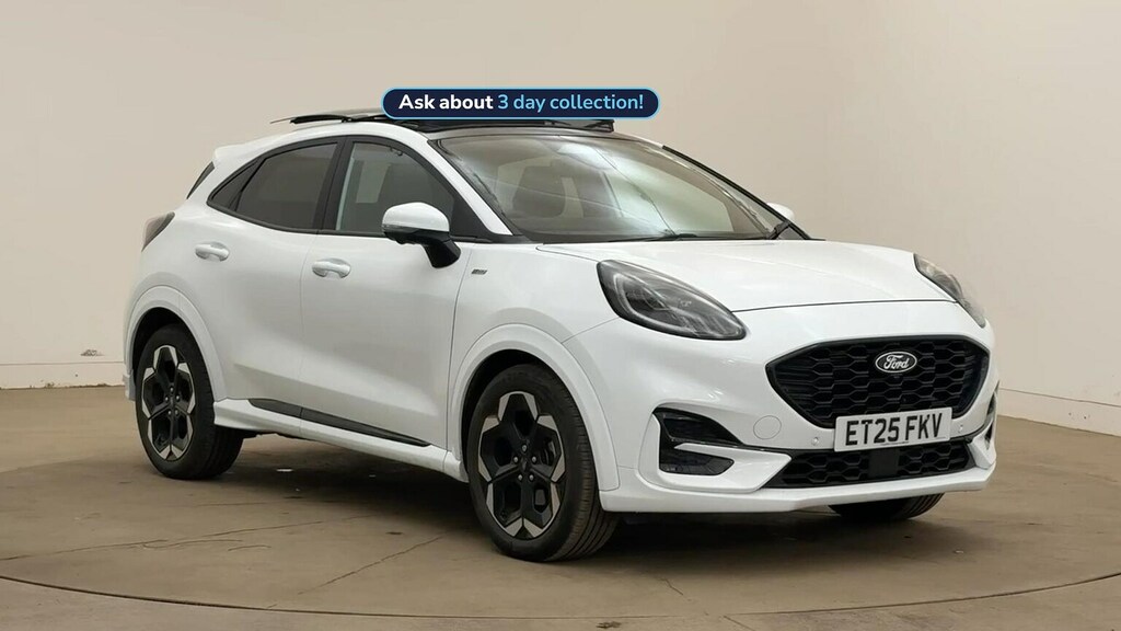 Ford Puma 1.0 Ecoboost Hybrid Mhev St-line X White