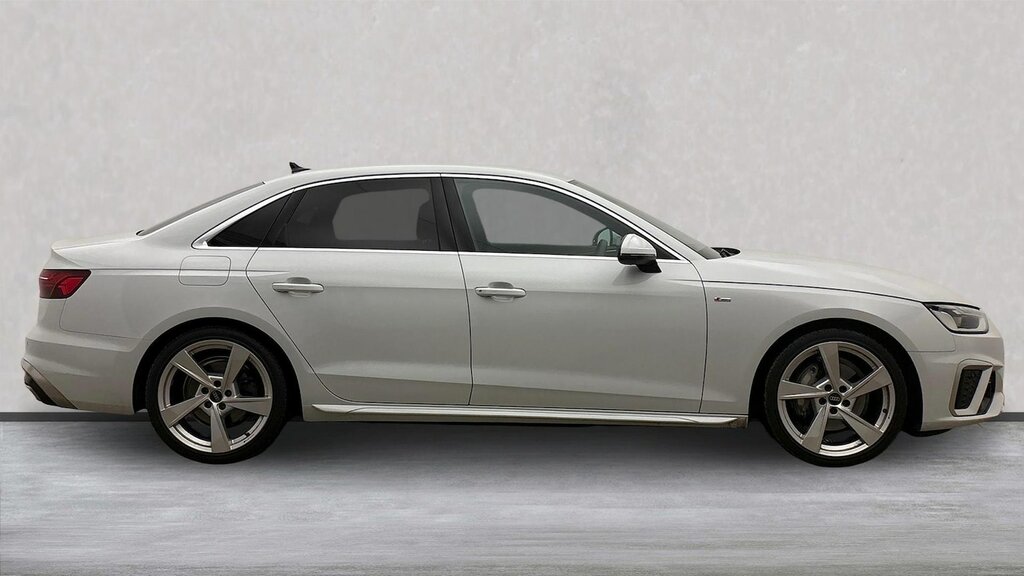 Audi A4 2.0 Tfsi 40 S Line Saloon S Tronic Euro White #3