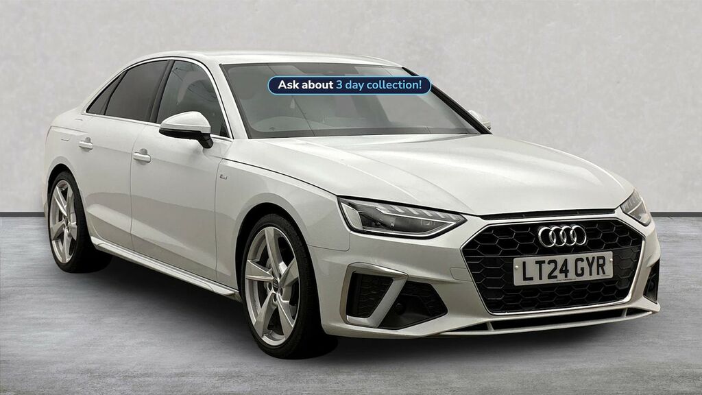 Audi A4 2.0 Tfsi 40 S Line Saloon S Tronic Euro White