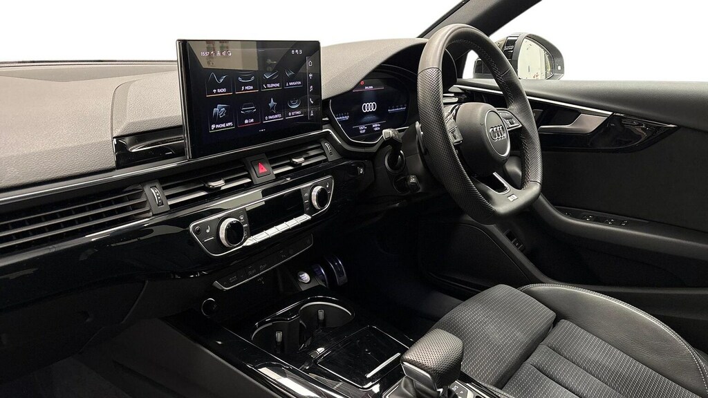 Audi A4 Avant 2.0 Tfsi 40 Black Edition Estate S Tron White #5