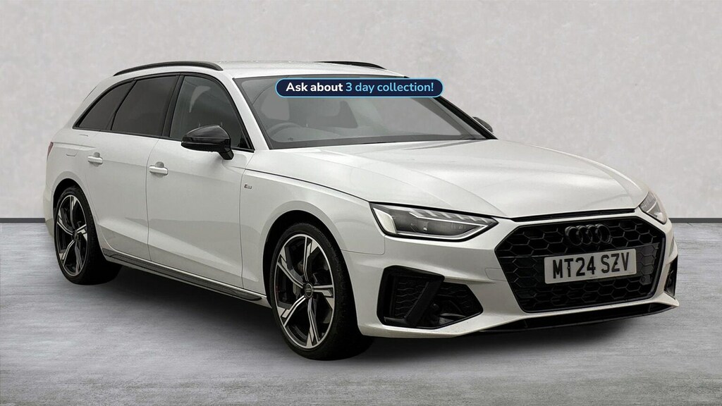 Audi A4 Avant 2.0 Tfsi 40 Black Edition Estate S Tron White