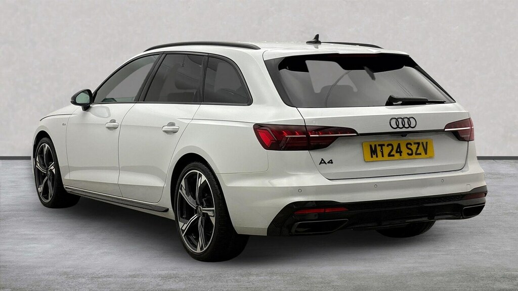 Audi A4 Avant 2.0 Tfsi 40 Black Edition Estate S Tron White #2