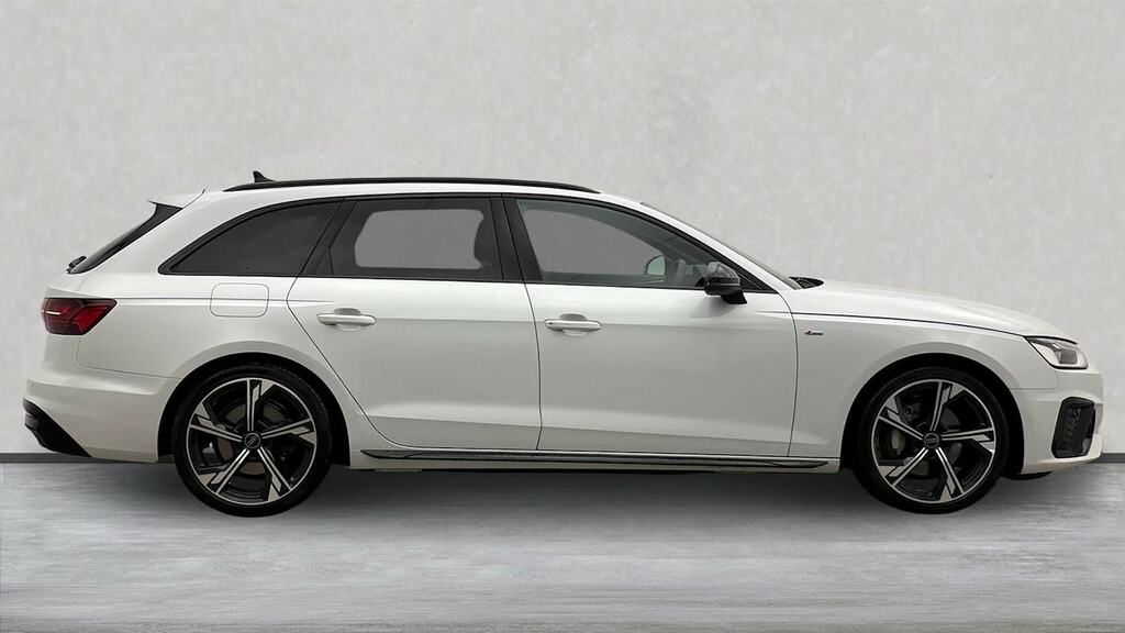 Audi A4 Avant 2.0 Tfsi 40 Black Edition Estate S Tron White #3